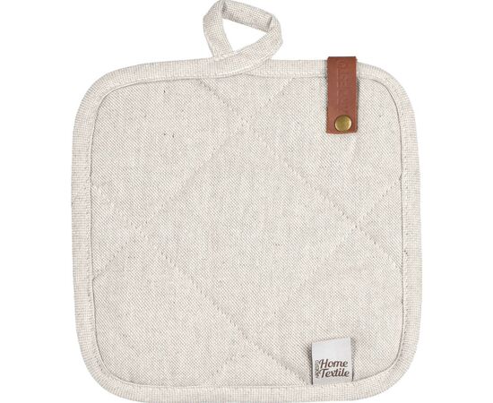 Кухонная прихватка Ardesto Oliver, 20х20 см, 100% хлопок, нап-ч: ватин, серый светлый (ART04OL), изображение 2