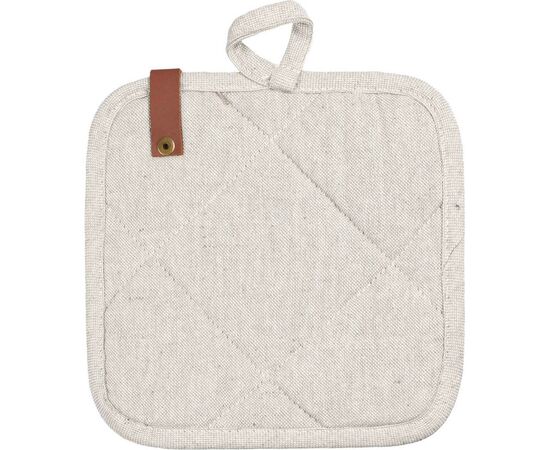 Кухонная прихватка Ardesto Oliver, 20х20 см, 100% хлопок, нап-ч: ватин, серый светлый (ART04OL), изображение 3