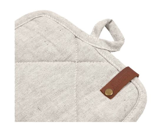 Кухонная прихватка Ardesto Oliver, 20х20 см, 100% хлопок, нап-ч: ватин, серый светлый (ART04OL), изображение 4