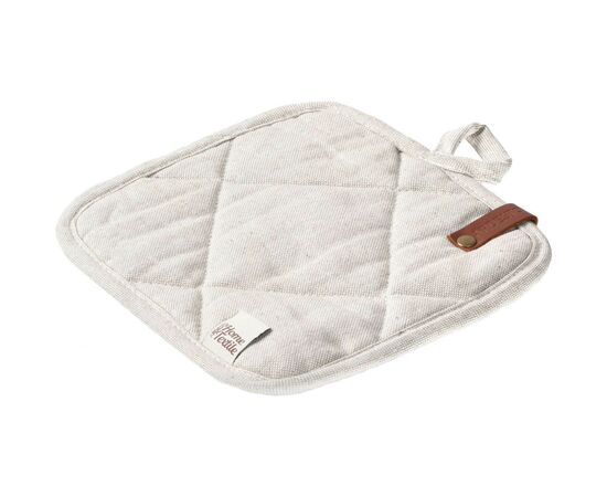 Кухонная прихватка Ardesto Oliver, 20х20 см, 100% хлопок, нап-ч: ватин, серый светлый (ART04OL), изображение 5