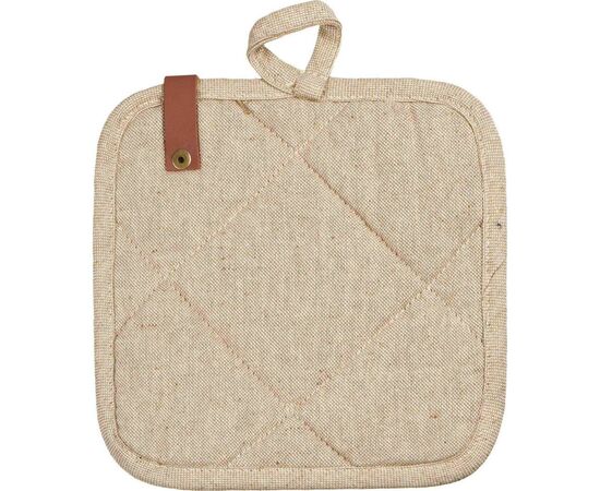 Кухонна прихватка Ardesto Oliver, 20х20 см, 100% бавовна, нап-ч: ватин, шоколад (ART04OR), зображення 3 Кухонна прихватка Ardesto Oliver, 20х20 см, 100% бавовна, нап-ч: ватин, шоколад (ART04OR), зображення 3