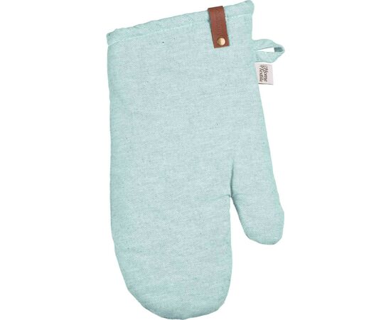 Кухонна прихватка Ardesto Рукавичка Oliver, 18х30 см, 100% бавовна, нап-ч: ватин, бірюза (ART05OT), зображення 3
