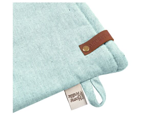 Кухонна прихватка Ardesto Рукавичка Oliver, 18х30 см, 100% бавовна, нап-ч: ватин, бірюза (ART05OT), зображення 5