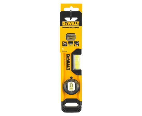 Уровень DeWALT TORPEDO алюминиевый, 3 капсулы, 230 мм (DWHT0-43003), изображение 3 Уровень DeWALT TORPEDO алюминиевый, 3 капсулы, 230 мм (DWHT0-43003), изображение 3
