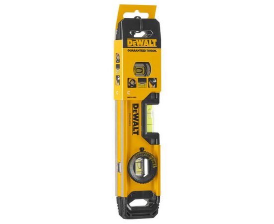 Уровень DeWALT TORPEDO алюминиевый, 3 капсулы, 230 мм (DWHT0-43003), изображение 4 Уровень DeWALT TORPEDO алюминиевый, 3 капсулы, 230 мм (DWHT0-43003), изображение 4