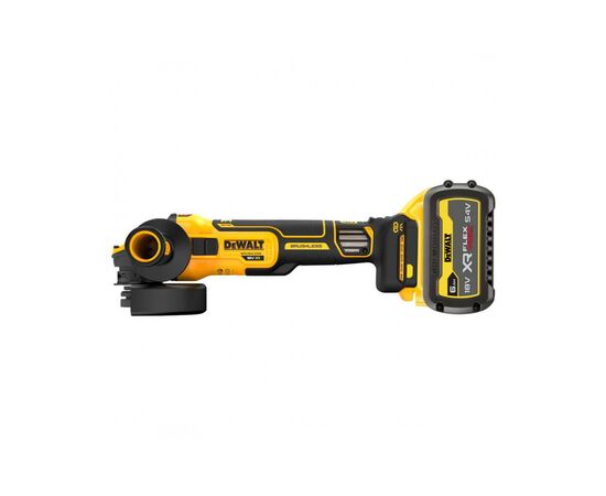 Шлифовальная машина DeWALT 18В XR Li-lon 6Ah, 125 мм, 3000-9000об/мин (DCG409VST1), изображение 4 Шлифовальная машина DeWALT 18В XR Li-lon 6Ah, 125 мм, 3000-9000об/мин (DCG409VST1), изображение 4