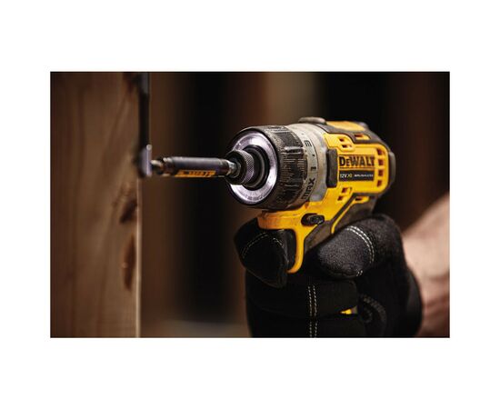 Шуруповерт DeWALT 12V XR Li-Ion, 8 Нм, 1100 об/мин, 2x2Ah, кейс (DCF601D2), изображение 6 Шуруповерт DeWALT 12V XR Li-Ion, 8 Нм, 1100 об/мин, 2x2Ah, кейс (DCF601D2), изображение 6