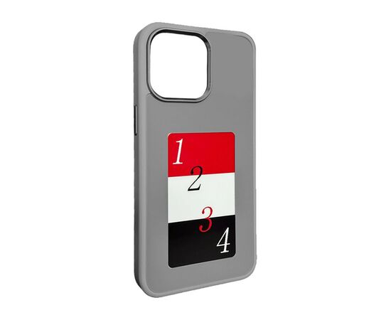 Чохол до мобільного телефона Armorstandart Ink Screen Apple iPhone 15 Pro Grey (ARM74564)