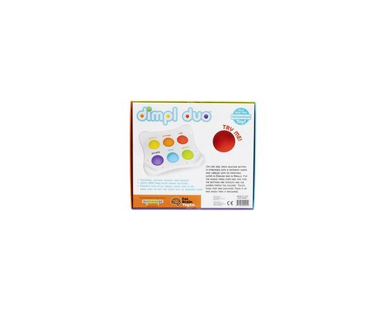 Розвиваюча іграшка Fat Brain Toys антистрес Dimpl Duo Брайль Колір Форма Назва (FA208-1), зображення 2 Розвиваюча іграшка Fat Brain Toys антистрес Dimpl Duo Брайль Колір Форма Назва (FA208-1), зображення 2