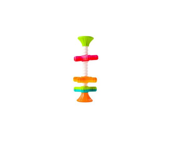 Развивающая игрушка Fat Brain Toys Пирамидка- спиннер MiniSpinny тактильная (FA134-1), изображение 3 Развивающая игрушка Fat Brain Toys Пирамидка- спиннер MiniSpinny тактильная (FA134-1), изображение 3