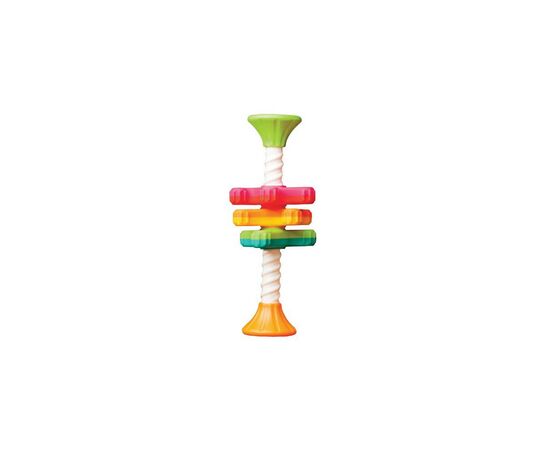 Развивающая игрушка Fat Brain Toys Пирамидка- спиннер MiniSpinny тактильная (FA134-1), изображение 5 Развивающая игрушка Fat Brain Toys Пирамидка- спиннер MiniSpinny тактильная (FA134-1), изображение 5