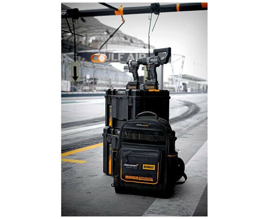 Шуруповерт DeWALT McLaren F1, XR Li-Ion PowerStack 18 В, 2x1.7Ah GFN блок, 206 Нм, TSTAK (DCF85ME2GT), зображення 11