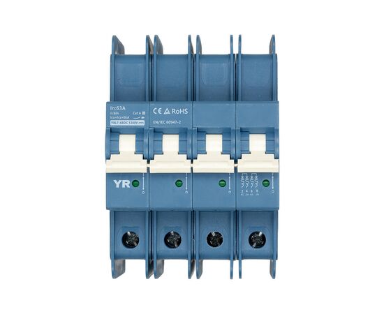 Автоматический выключатель HiSmart 4P, 63A, 1000VDC (NV820481)