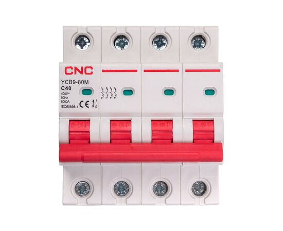 Автоматический выключатель CNC YCB9-80M 4P C40 6ka (NV821631)