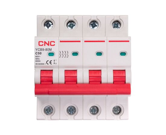Автоматический выключатель CNC YCB9-80M 4P C50 6ka (NV821648)