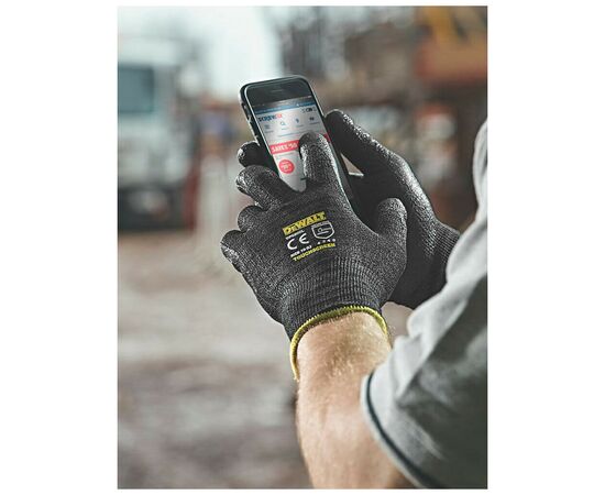 Защитные перчатки DeWALT разм. L/9, с высокой стойкостью к порезам (DPG800L), изображение 3 Защитные перчатки DeWALT разм. L/9, с высокой стойкостью к порезам (DPG800L), изображение 3