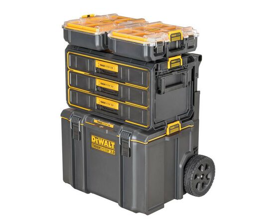 Ящик для инструментов DeWALT TOUGHSYSTEM 2.0, 555х355х305 мм., модуль на 3 ящика (DWST08330-1), изображение 5 Ящик для инструментов DeWALT TOUGHSYSTEM 2.0, 555х355х305 мм., модуль на 3 ящика (DWST08330-1), изображение 5