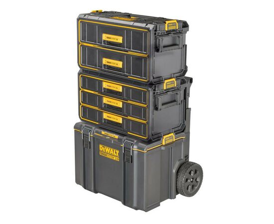 Ящик для инструментов DeWALT TOUGHSYSTEM 2.0, 555х355х305 мм., модуль на 3 ящика (DWST08330-1), изображение 6 Ящик для инструментов DeWALT TOUGHSYSTEM 2.0, 555х355х305 мм., модуль на 3 ящика (DWST08330-1), изображение 6