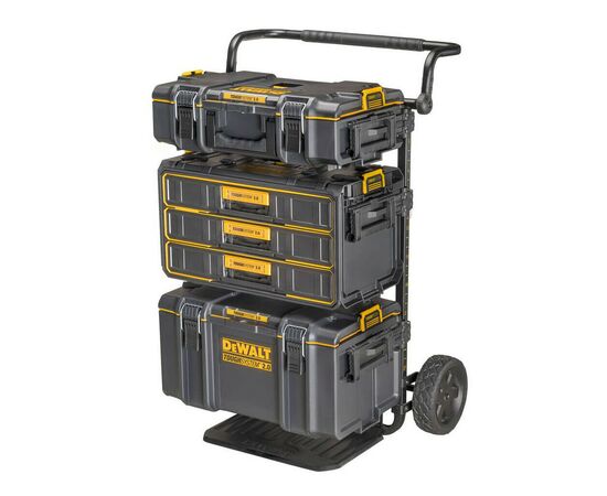 Ящик для инструментов DeWALT TOUGHSYSTEM 2.0, 555х355х305 мм., модуль на 3 ящика (DWST08330-1), изображение 7 Ящик для инструментов DeWALT TOUGHSYSTEM 2.0, 555х355х305 мм., модуль на 3 ящика (DWST08330-1), изображение 7