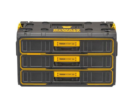 Ящик для инструментов DeWALT TOUGHSYSTEM 2.0, 555х355х305 мм., модуль на 3 ящика (DWST08330-1)