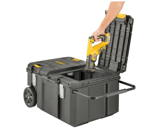 Ящик для інструментів DeWALT TSTAK JOB CHEST, модульний на колесах, 775х565х405 (DWST17871-1), зображення 4