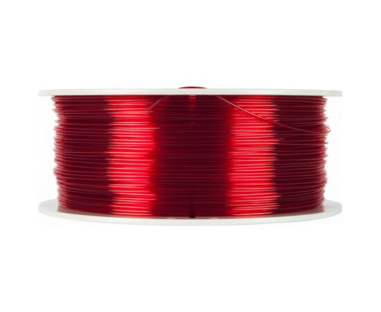 Пластик для 3D-принтера Verbatim PETG, 1.75 мм, 1 кг, red-transparent (55054), зображення 2 Пластик для 3D-принтера Verbatim PETG, 1.75 мм, 1 кг, red-transparent (55054), зображення 2