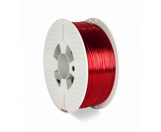 Пластик для 3D-принтера Verbatim PETG, 1.75 мм, 1 кг, red-transparent (55054)