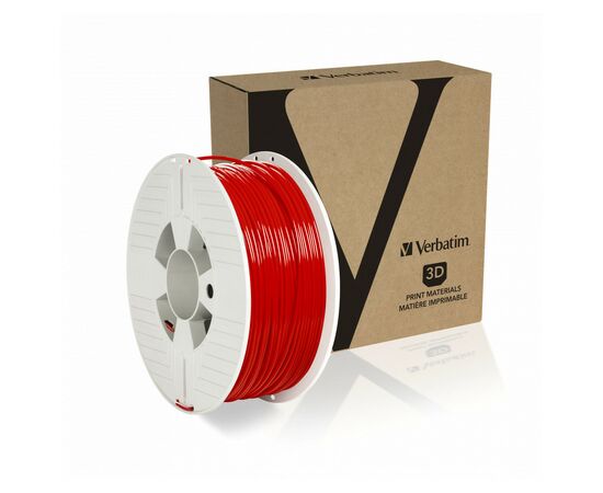 Пластик для 3D-принтера Verbatim PETG, 2,85 мм, 1 кг, red (55061), изображение 3 Пластик для 3D-принтера Verbatim PETG, 2,85 мм, 1 кг, red (55061), изображение 3