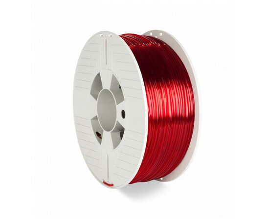 Пластик для 3D-принтера Verbatim PETG, 2,85 мм, 1 кг, red-transparent (55062)