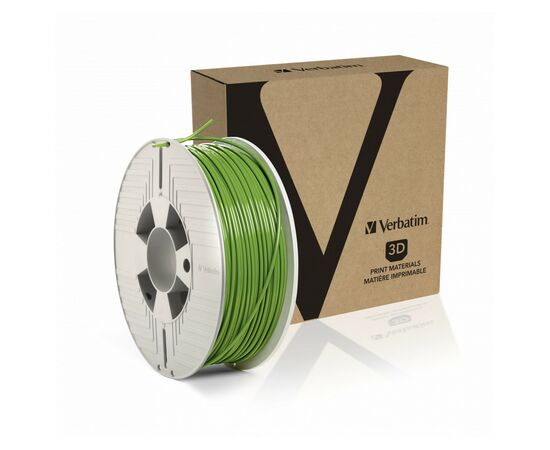 Пластик для 3D-принтера Verbatim PLA, 2,85 мм, 1кг, green (55334), изображение 3 Пластик для 3D-принтера Verbatim PLA, 2,85 мм, 1кг, green (55334), изображение 3