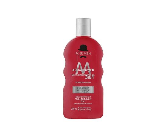 Гель для душу Family Doctor For Men Aqua Power Shower Gel 3 in 1 200 мл (4823080004418)