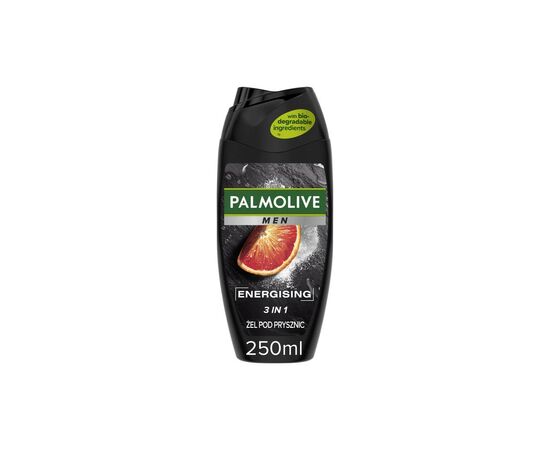 Гель для душа Palmolive Men Energising 3 в 1 Эфирное масло цитрусовых и экстракт магния 250 мл (8714789487656)
