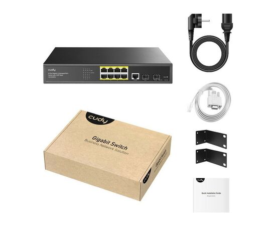 Комутатор мережевий Cudy GS2008PS2, зображення 4 Комутатор мережевий Cudy GS2008PS2, зображення 4