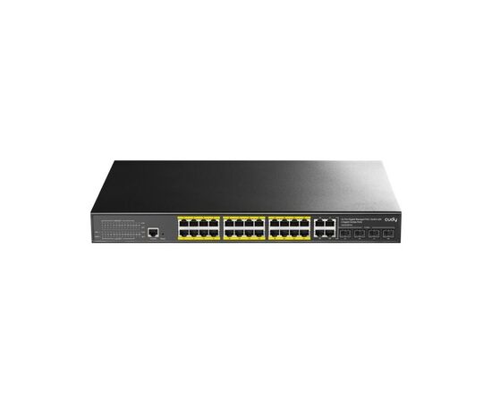 Комутатор мережевий Cudy GS2028PS4-300W, зображення 2 Комутатор мережевий Cudy GS2028PS4-300W, зображення 2