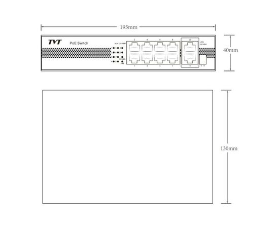 Коммутатор сетевой TVT DIGITAL TD-B2208S1-PGU, изображение 5 Коммутатор сетевой TVT DIGITAL TD-B2208S1-PGU, изображение 5