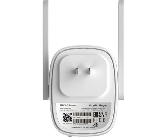Точка доступа Wi-Fi Ruijie Networks RG-EW300R, изображение 3 Точка доступа Wi-Fi Ruijie Networks RG-EW300R, изображение 3