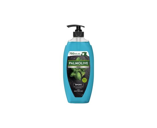 Гель для душу Palmolive Men Sport Ефірні олії м'яти та листя кедра 750 мл (8693495048712)