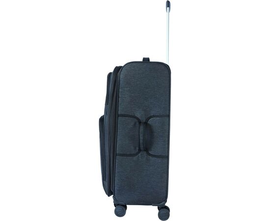 Чемодан Bagland Валенсия большая 83 л. меланж черный (003796927) (972915811), изображение 2 Чемодан Bagland Валенсия большая 83 л. меланж черный (003796927) (972915811), изображение 2