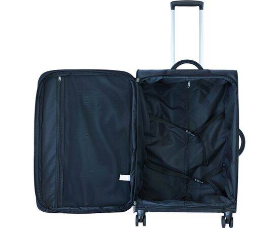 Чемодан Bagland Валенсия большая 83 л. меланж черный (003796927) (972915811), изображение 6 Чемодан Bagland Валенсия большая 83 л. меланж черный (003796927) (972915811), изображение 6