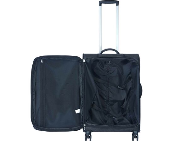 Чемодан Bagland Валенсия средняя 63 л. меланж черный (003796924) (972718414), изображение 6 Чемодан Bagland Валенсия средняя 63 л. меланж черный (003796924) (972718414), изображение 6