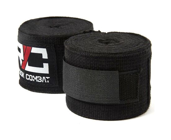 Бинт для спорту Reebok Combat Hand Wraps RSCB-11158 чорний Уні 180 см (5055436116011), зображення 3 Бинт для спорту Reebok Combat Hand Wraps RSCB-11158 чорний Уні 180 см (5055436116011), зображення 3