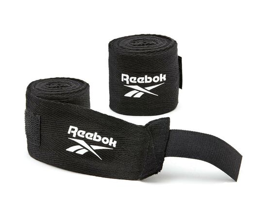 Бинт для спорту Reebok Hand Wraps RSCB-12005BK чорний Уні 250 см (885652018425), зображення 5 Бинт для спорту Reebok Hand Wraps RSCB-12005BK чорний Уні 250 см (885652018425), зображення 5