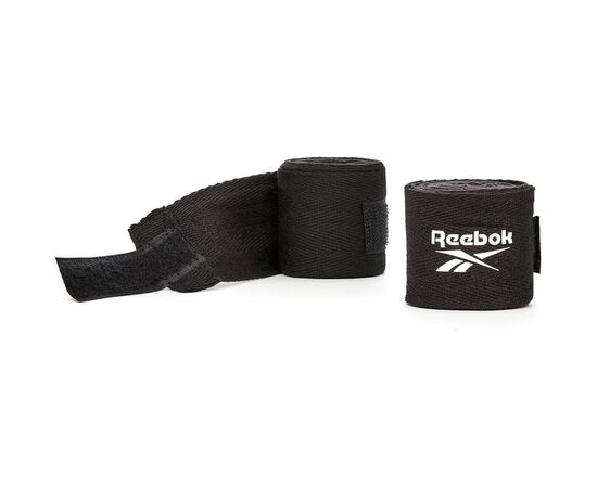 Бинт для спорту Reebok Hand Wraps RSCB-12005BK чорний Уні 250 см (885652018425), зображення 7 Бинт для спорту Reebok Hand Wraps RSCB-12005BK чорний Уні 250 см (885652018425), зображення 7