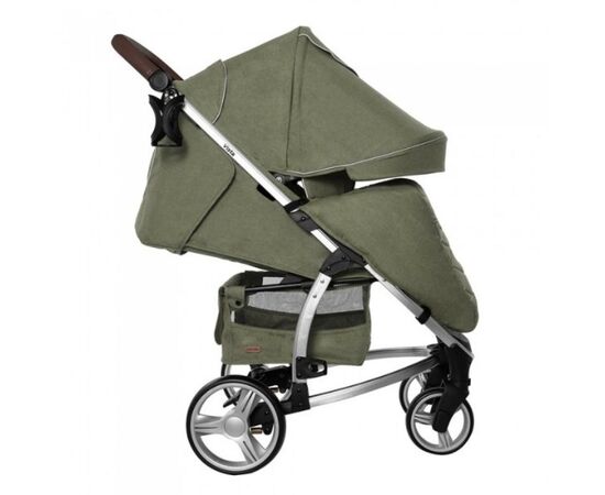 Коляска Carrello Vista CRL-8505 Olive Green Лен (153639), изображение 2 Коляска Carrello Vista CRL-8505 Olive Green Лен (153639), изображение 2