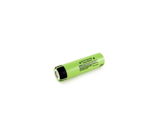 Аккумулятор 18650 Li-Ion NCR18650B TipTop, 3400mAh, 6.8A, 4.2/3.6/2.5V, green, OEM Panasonic (NCR18650B)