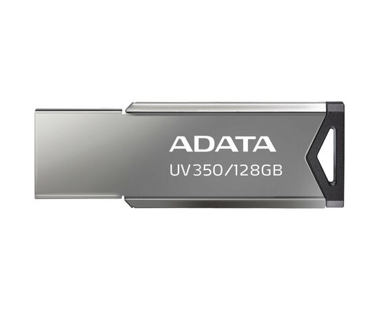 USB флеш накопитель ADATA 128GB UV350 Metallic USB 3.1 (AUV350-128G-RBK), изображение 2 USB флеш накопитель ADATA 128GB UV350 Metallic USB 3.1 (AUV350-128G-RBK), изображение 2