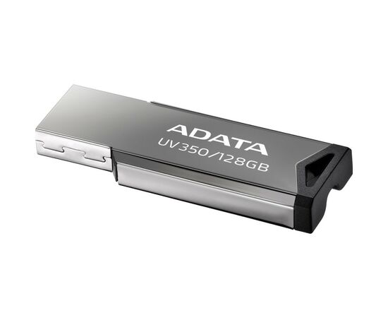 USB флеш накопитель ADATA 128GB UV350 Metallic USB 3.1 (AUV350-128G-RBK), изображение 3 USB флеш накопитель ADATA 128GB UV350 Metallic USB 3.1 (AUV350-128G-RBK), изображение 3