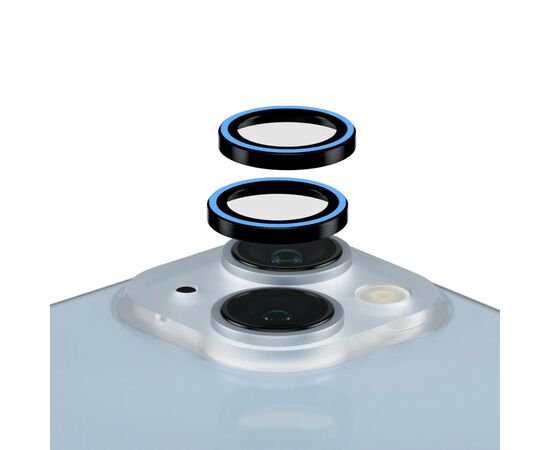 Скло захисне Armorstandart for Camera AR iPhone 15 / 15 Plus Blue (ARM76137)