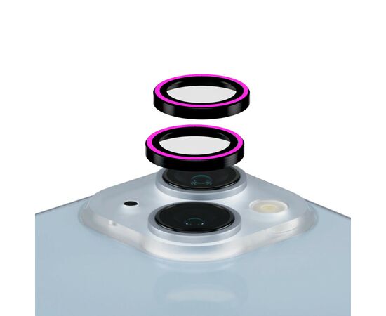 Стекло защитное Armorstandart for Camera AR iPhone 15 / 15 Plus Pink (ARM76134)