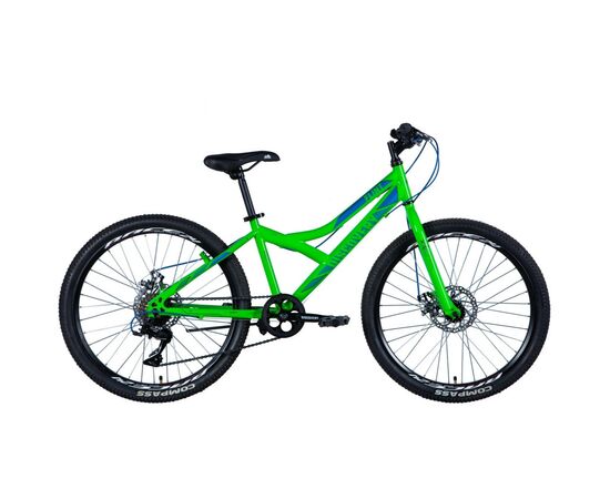 Велосипед Discovery Flint DD 24" 13" St 2024 Зелений (OPS-DIS-24-345)